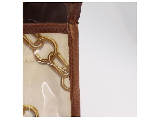 LOUIS VUITTON Charm Cabas Bron Hand Bag Brown White M95157 LV - vista 5