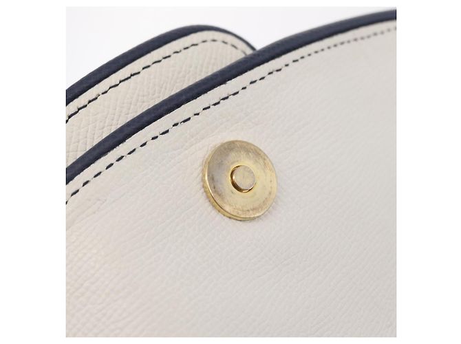 Salvatore Ferragamo Shoulder Bag Leather White Gold - vista 19