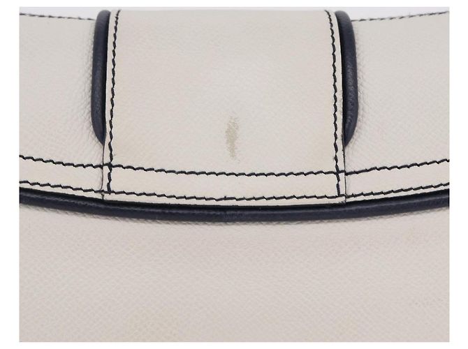 Salvatore Ferragamo Shoulder Bag Leather White Gold - vista 4