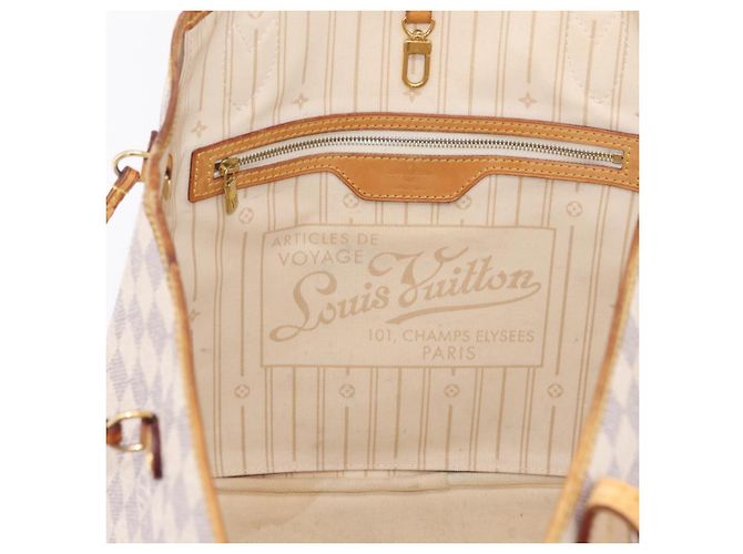 LOUIS VUITTON Damier Azur Neverfull MM Tote Bag N41605 LV - vista 11