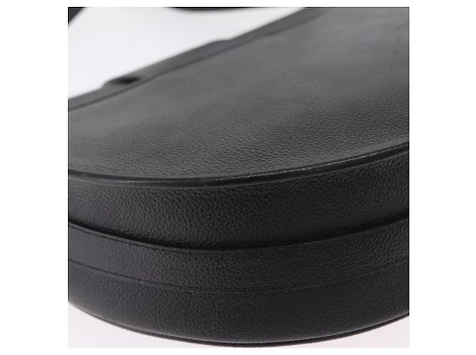 Autre Marque Saint Laurent YSL Shoulder Bag Leather Black Gold Tone - vista 16