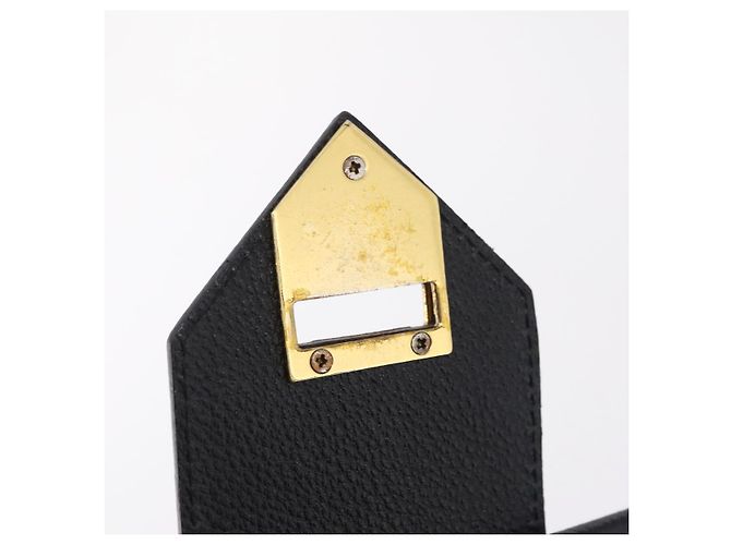 Autre Marque Saint Laurent YSL Shoulder Bag Leather Black Gold Tone - vista 21
