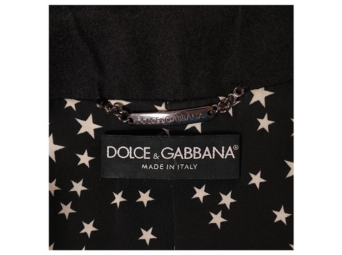 Abrigo de piel Dolce & Gabbana estampado estrellas - vista 10