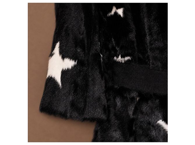 Abrigo de piel Dolce & Gabbana estampado estrellas - vista 16