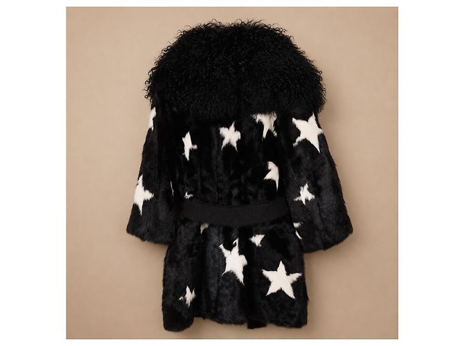 Abrigo de piel Dolce & Gabbana estampado estrellas - vista 2