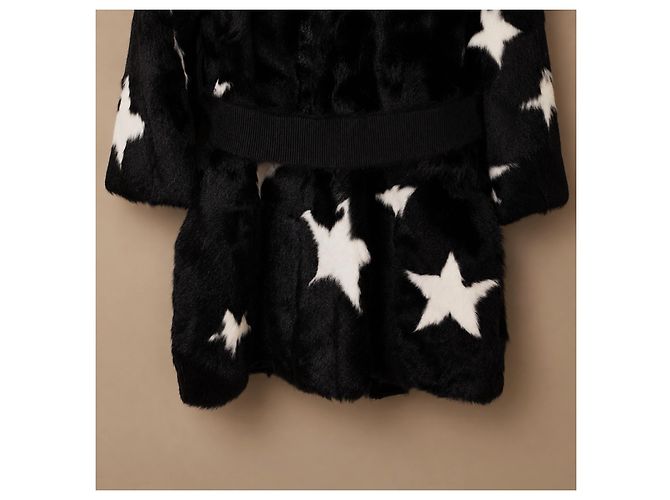 Abrigo de piel Dolce & Gabbana estampado estrellas - vista 7