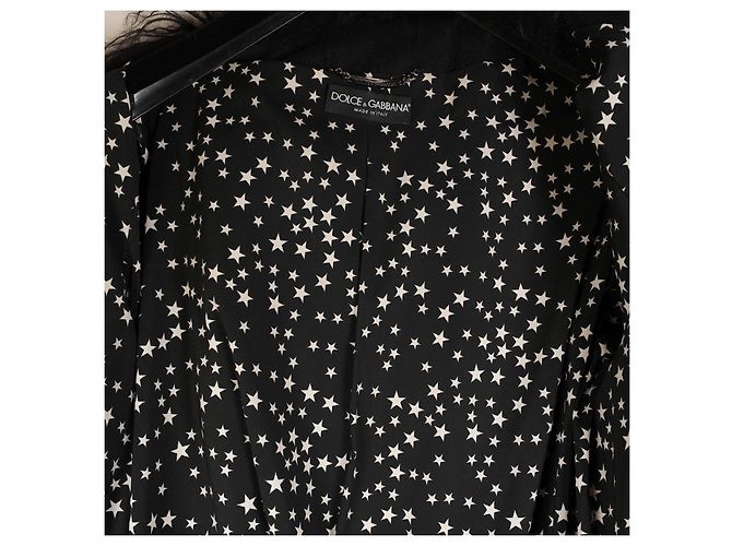 Abrigo de piel Dolce & Gabbana estampado estrellas - vista 9