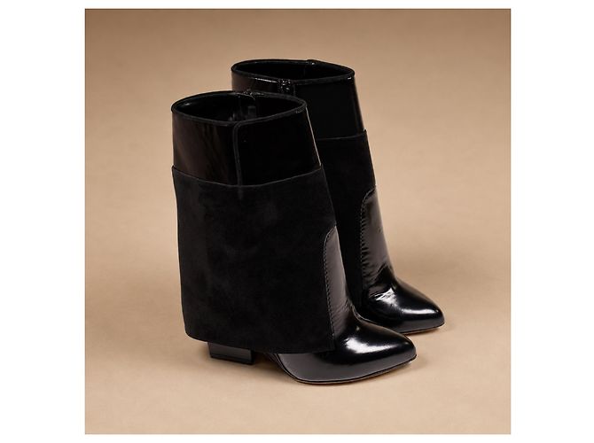 Givenchy Stivaletti in pelle e camoscio nero - vista 11