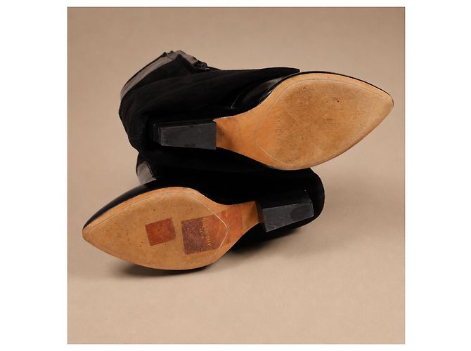Givenchy Stivaletti in pelle e camoscio nero - vista 12