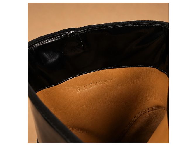 Givenchy Stivaletti in pelle e camoscio nero - vista 9