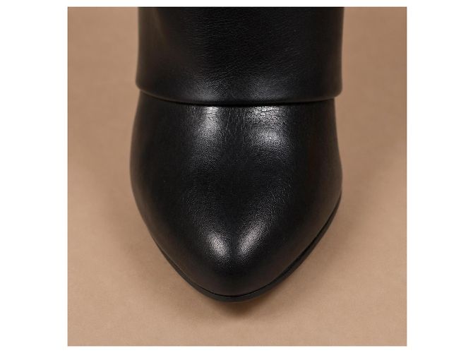 Givenchy Stivaletti Shark Lock in pelle nera - vista 6