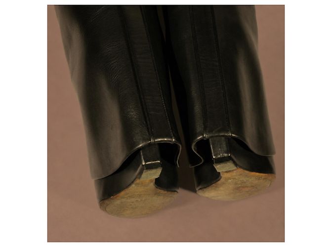 Stivaletti Givenchy Shark Lock in pelle nera - vista 11