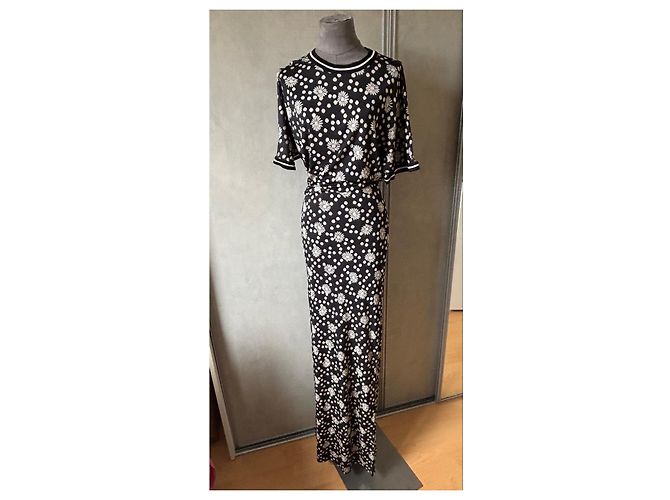 Vestido largo estampado Emanuel Ungaro - vista 3