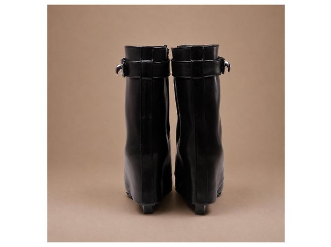 Givenchy Shark Lock Leder Stiefeletten - Ansicht 6