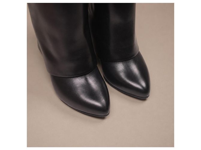 Givenchy Shark Lock Leder Stiefeletten - Ansicht 9