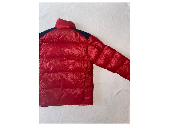 Moncler Vintage Red Lacquered Boudin Down Jacket - view 12