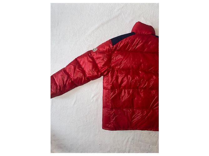 Moncler Vintage Red Lacquered Boudin Down Jacket - view 13