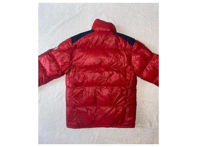 Moncler Vintage Red Lacquered Boudin Down Jacket - view 14