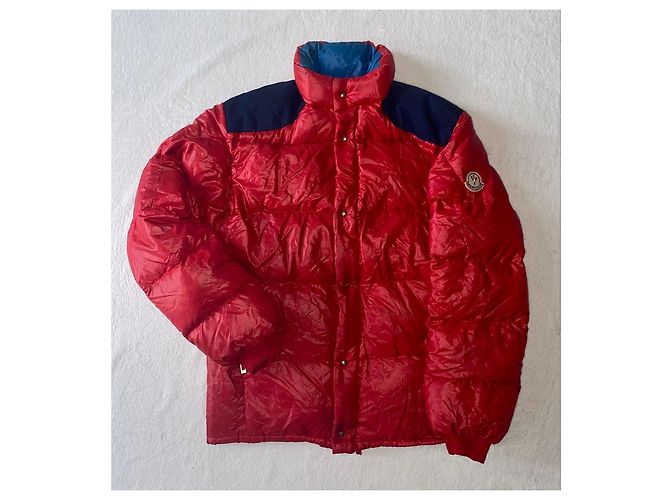 Moncler Vintage Red Lacquered Boudin Down Jacket - view 5