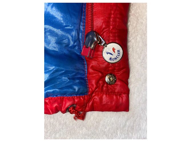 Moncler Vintage Red Lacquered Boudin Down Jacket - view 6
