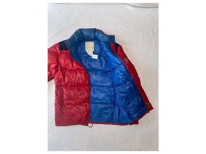 Moncler Vintage Red Lacquered Boudin Down Jacket - view 9