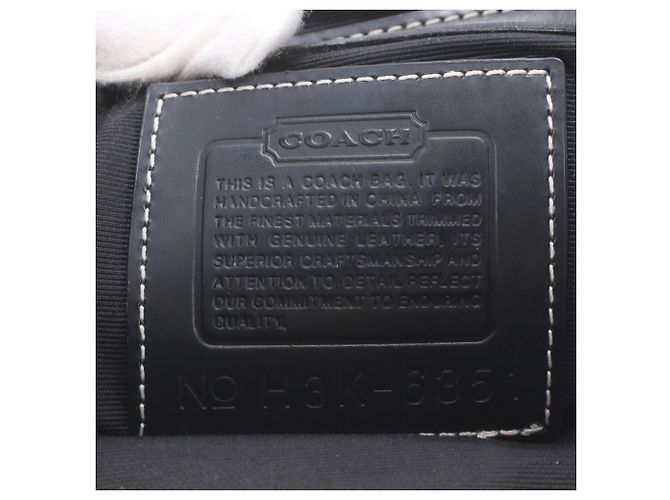 Borsa a tracolla in pelle Coach Signature 6351 - vista 8