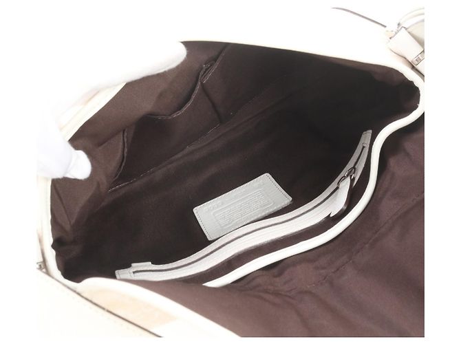 Borsa a tracolla in pelle Coach Signature Soho 6808 - vista 7