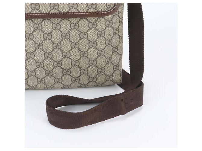 Borsa a tracolla Gucci GG Supreme in pelle - vista 2