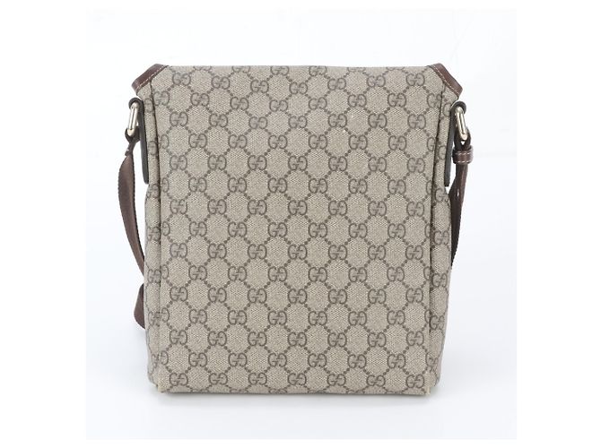 Borsa a tracolla Gucci GG Supreme in pelle - vista 3