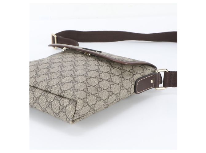 Borsa a tracolla Gucci GG Supreme in pelle - vista 4