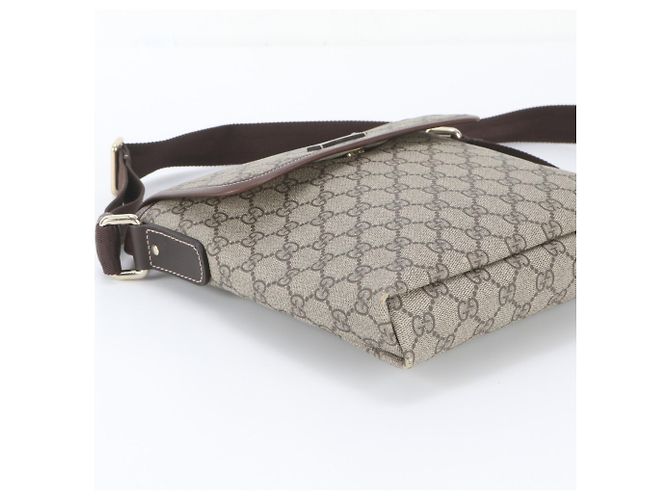 Borsa a tracolla Gucci GG Supreme in pelle - vista 5