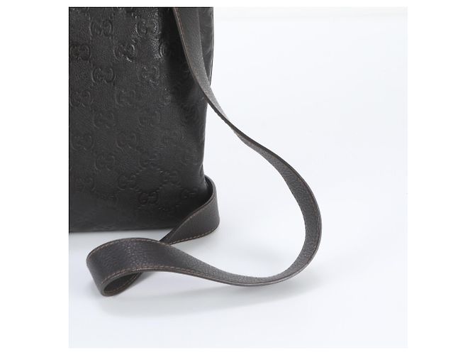 Borsa a tracolla in pelle Gucci Guccissima - vista 2