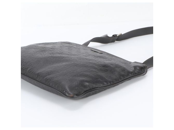 Borsa a tracolla in pelle Gucci Guccissima - vista 4