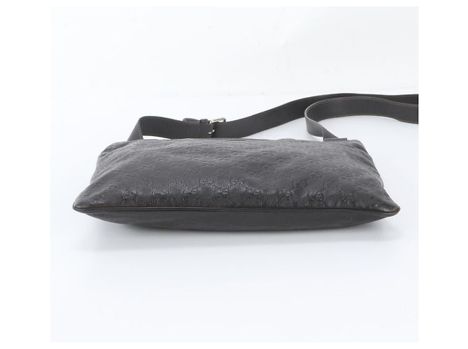 Borsa a tracolla in pelle Gucci Guccissima - vista 6