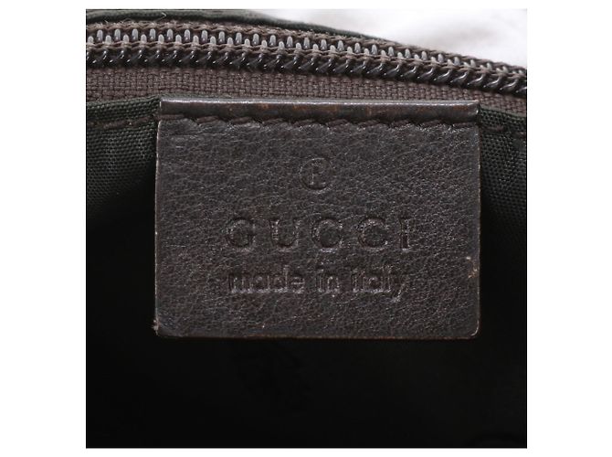 Borsa a tracolla in pelle Gucci Guccissima - vista 9