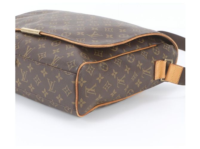 Borsa a tracolla Louis Vuitton Monogram Abbesses in pelle - vista 4
