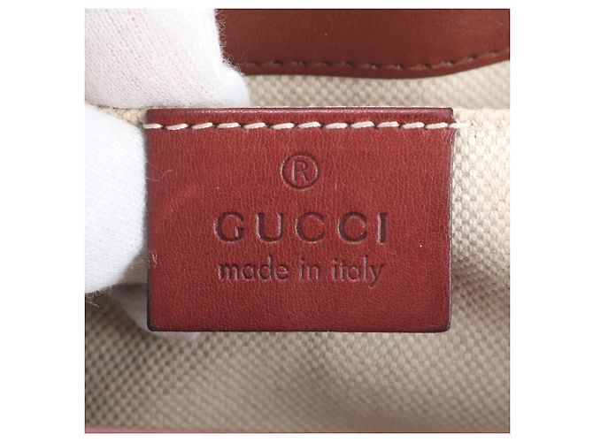Borsa a tracolla Gucci in pelle con catena e charm in pelliccia Bamboo - vista 9