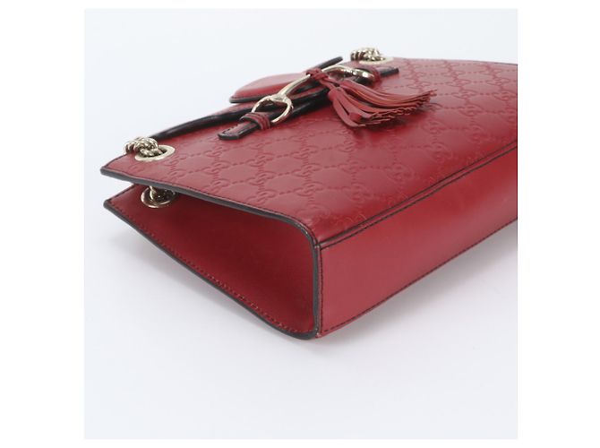 Bolso de hombro de piel Gucci Guccissima Horsebit Emily - vista 6