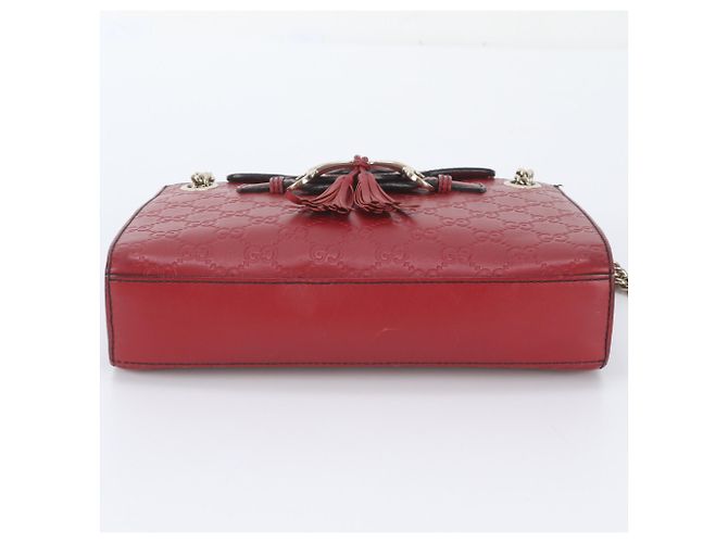 Bolso de hombro de piel Gucci Guccissima Horsebit Emily - vista 7