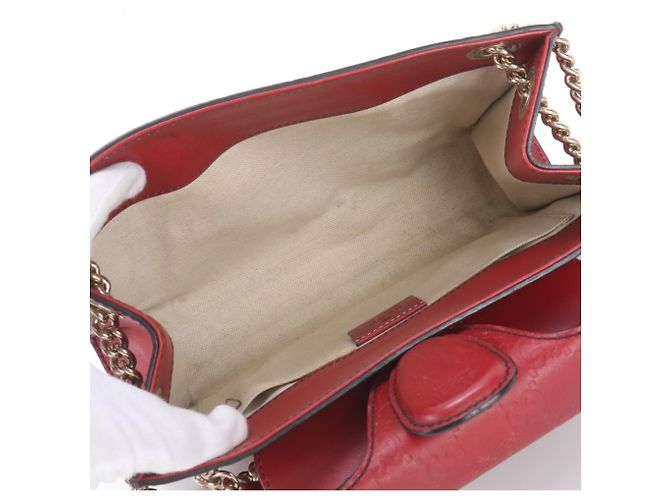 Bolso de hombro de piel Gucci Guccissima Horsebit Emily - vista 8