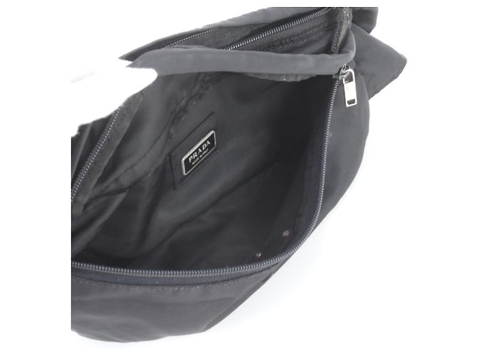 Bolso bandolera Prada Tessuto Nylon con logotipo triangular - vista 8