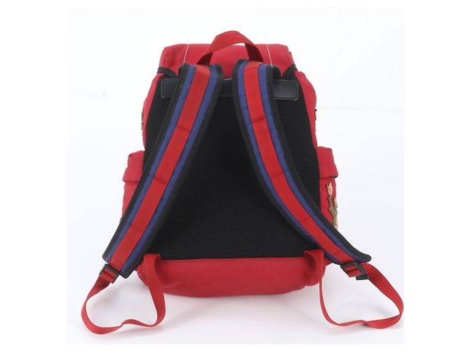 Zaino in pelle floreale Gucci - vista 3