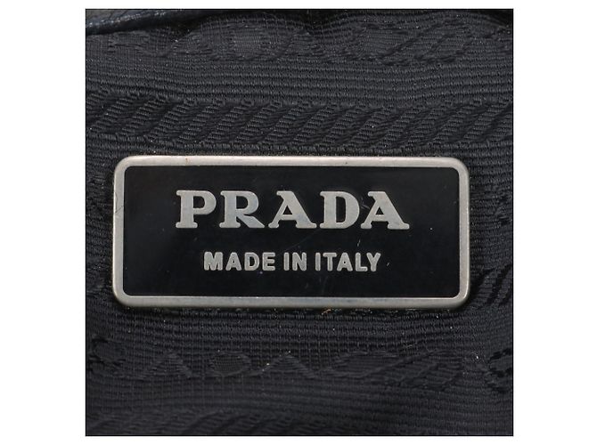 Borsa Tote Prada in nylon Tessuto e pelle - vista 9