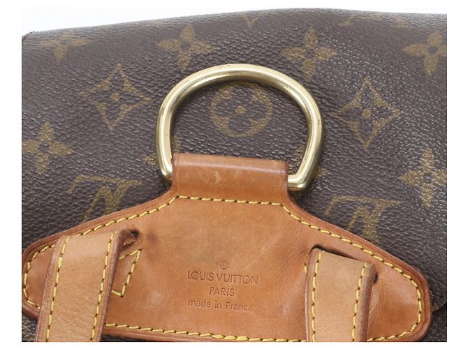 Louis Vuitton Monogram Montsouris MM Leder-Rucksack - Ansicht 3
