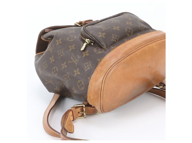Louis Vuitton Monogram Montsouris MM Leder-Rucksack - Ansicht 6