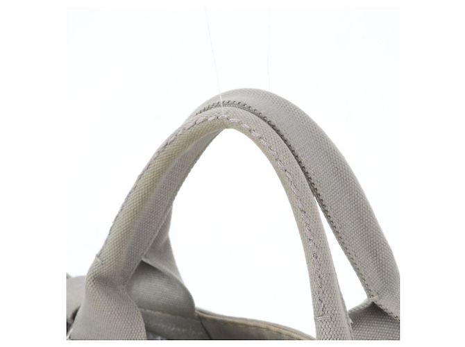 Borsa Tote 2-Way Prada Triangle Logo Canapa - vista 2