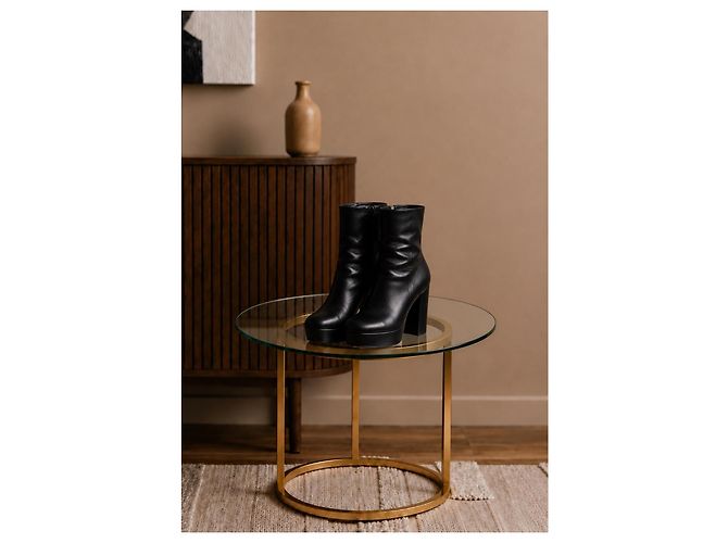 Gucci Stivaletti platform Runway in pelle nera - vista 13