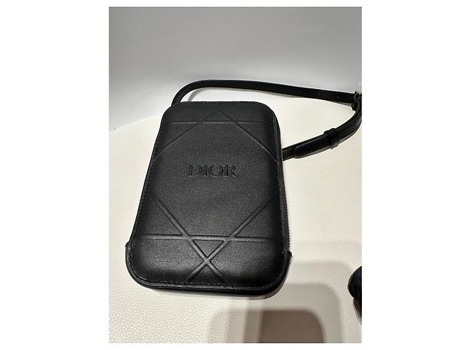 Dior Beauty Uniforme Pochette a Tracolla in Pelle Nera - vista 14