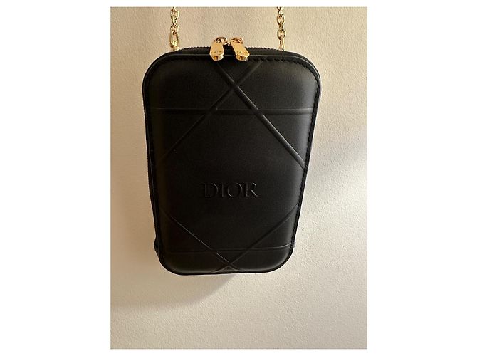 Dior Beauty Uniforme Pochette a Tracolla in Pelle Nera - vista 16