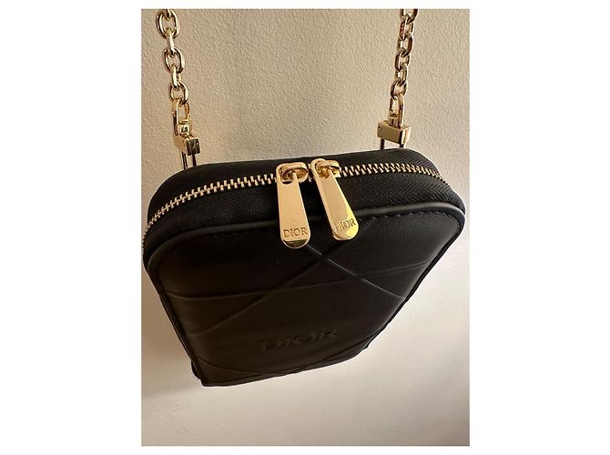 Dior Beauty Uniforme Pochette a Tracolla in Pelle Nera - vista 17